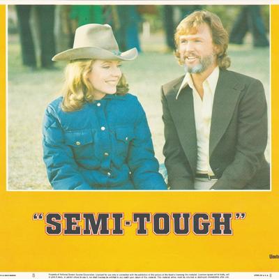 Semi-Tough 1977 original vintage lobby card