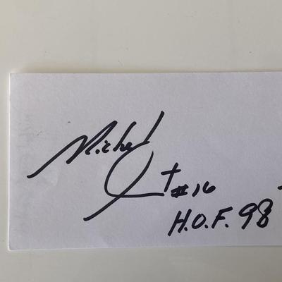 HOF Michael Cosley original signature 