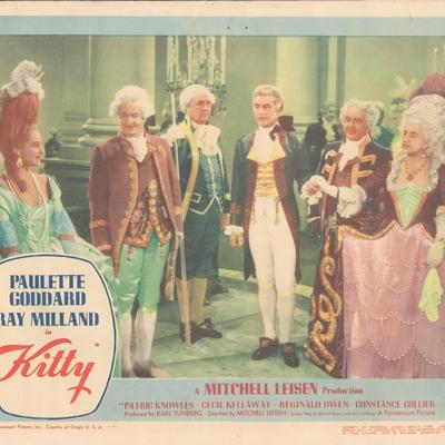 Kitty 1945 original vintage lobby card