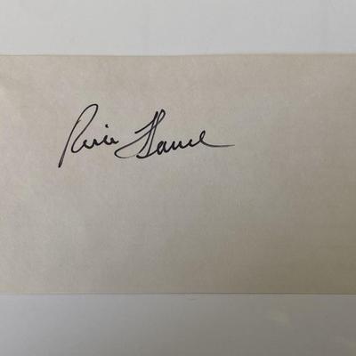 Frederick Hamilton "Rick" Hauck original signature 