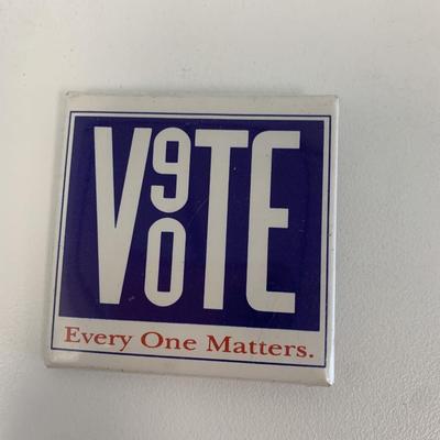 Vote Everyone Matters pin