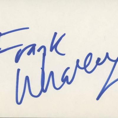 Frank Whaley "Pulp Fiction "signature cut