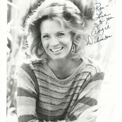 Angie Dickinson Signed Photo