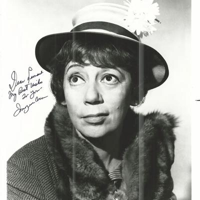 TV Pioneer Imogene Coca signed photo