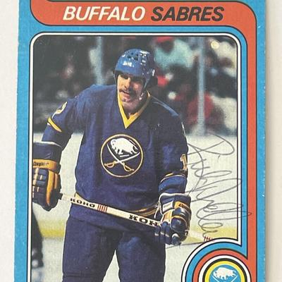Buffalo Sabres Rick Dudley 1979 Tops#37 singed trading card 