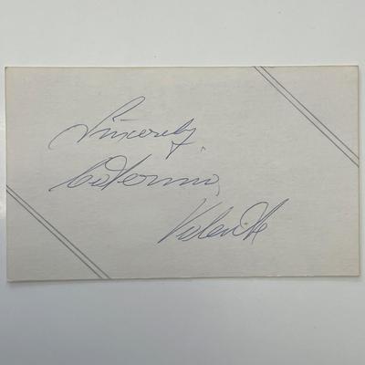 Caterina Valente original signature