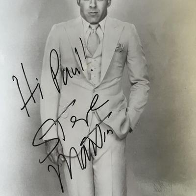 Steve Martin signed photo. GFA authenticated