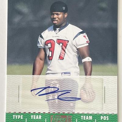 Darius Walker signed 2007 Topps TX Exclusive trading card