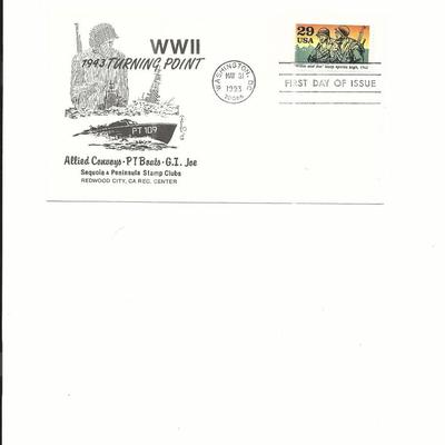 WWII 1943 Turning Point - First Day Cover - Washington D.C. - 1993