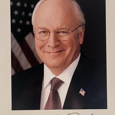 Dick Cheney facsimile signed photo