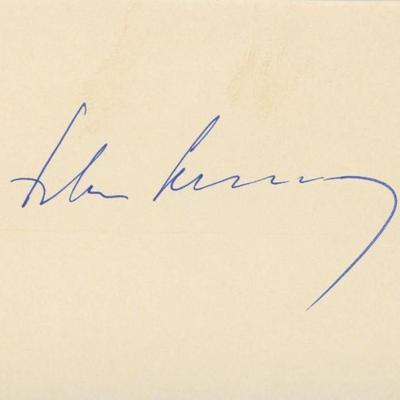 President John F. Kennedy signature cut. GFA Authenticated
