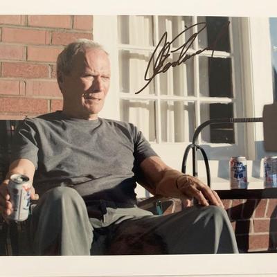 Clint Eastwood signed photo