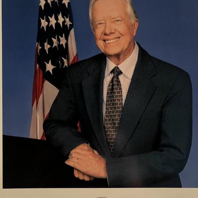 Jimmy Carter facsimile signed photo