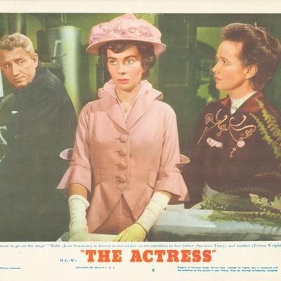 The Actress 1953 original vintage lobby card