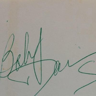 Bobby Darin signed slip 