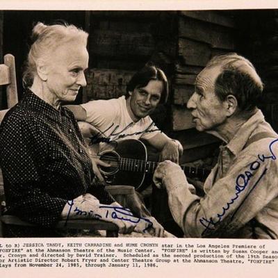 Foxfire cast signed movie still photo 