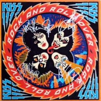 Kiss signed Rock N’ Roll Over album