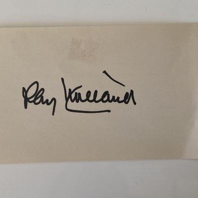 Ray Milland  original signature 