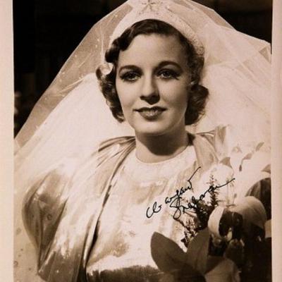 Margaret Sullavan signed portrait photo 