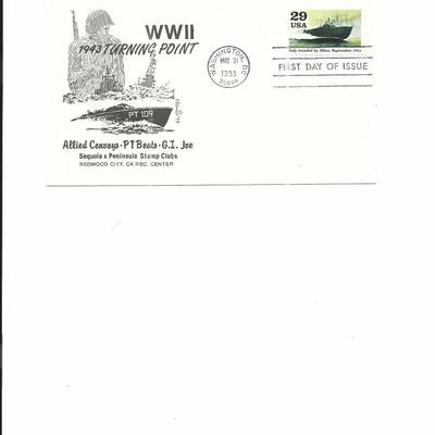 WWII 1943 Turning Point - First Day Cover - Washington D.C. - 1993