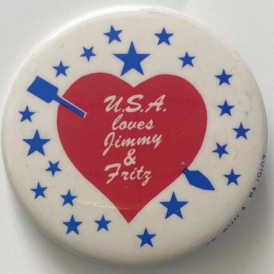 USA loves Jimmy & Fritz pin