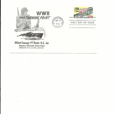 WWII 1943 Turning Point - First Day Cover - Washington D.C. - 1993