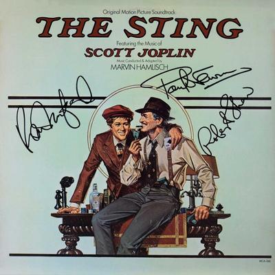 Signed original The Sting soundtrack album 