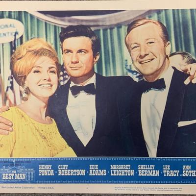 The Best Man 1964 original lobby card set