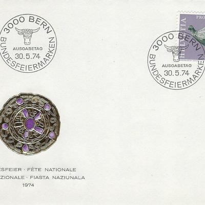Swiss - First Day Cover - 1974