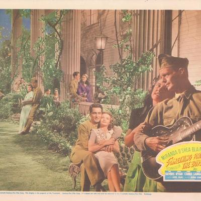 Something for the Boys 1944 original vintage lobby card