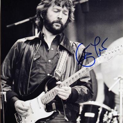 Eric Clapton signed promo photo