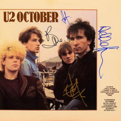 U2 signed October album