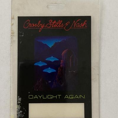 Crosby, Stills & Nash Backstage Pass