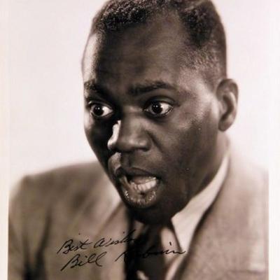 Bill Robinson signed portrait photo 