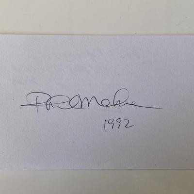 Phil Mahre original signature 