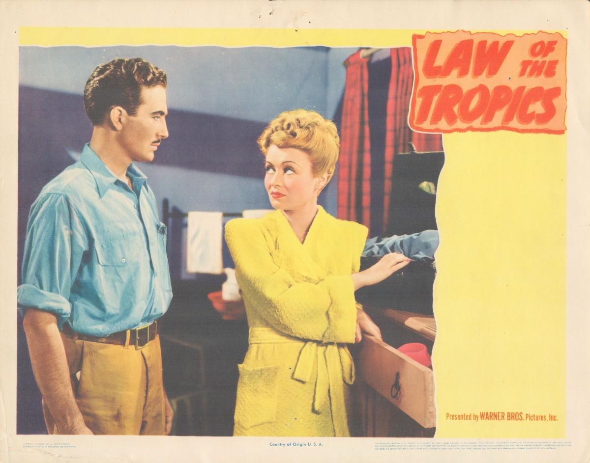 Law of the Tropics 1941 original vintage lobby card | EstateSales.org