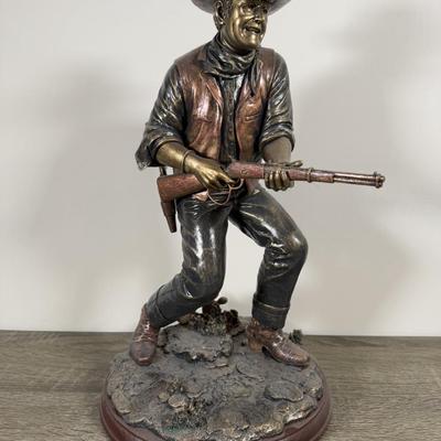 LOT 2B: 2010 Bradford Exchange John Wayne “Lawman” Sculpture #1178/5000 (14.5”)