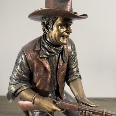 LOT 2B: 2010 Bradford Exchange John Wayne “Lawman” Sculpture #1178/5000 (14.5”)