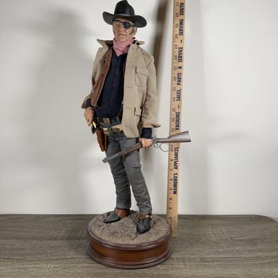 LOT 3B: Sideshow Collectibles John Wayne Western Hero Premium Format Figurine #496/1000 (23”)