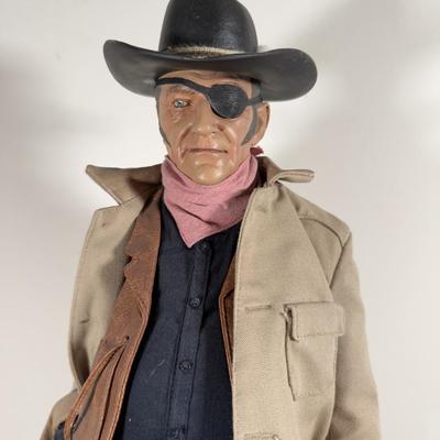 LOT 3B: Sideshow Collectibles John Wayne Western Hero Premium Format Figurine #496/1000 (23”)