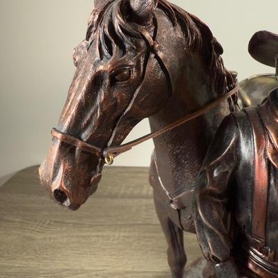 LOT 4B: 2015 Bradford Exchange John Wayne: Legend of the West Cold-Cast Bronze Masterpiece Sculpture A0058 (13”)