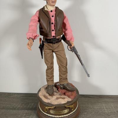 LOT 6B: 2015 Ashton-Drake Galleries Bradford Exchange “John Wayne” Masterpiece Edition Statue Limited Edition 3000 (20”)