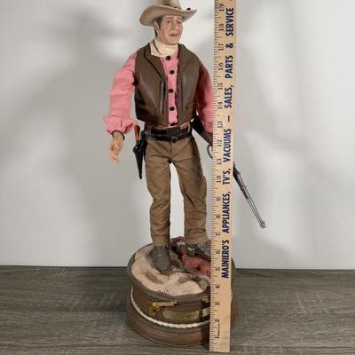 LOT 6B: 2015 Ashton-Drake Galleries Bradford Exchange “John Wayne” Masterpiece Edition Statue Limited Edition 3000 (20”)