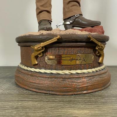 LOT 6B: 2015 Ashton-Drake Galleries Bradford Exchange “John Wayne” Masterpiece Edition Statue Limited Edition 3000 (20”)