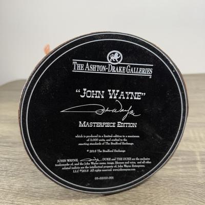 LOT 6B: 2015 Ashton-Drake Galleries Bradford Exchange “John Wayne” Masterpiece Edition Statue Limited Edition 3000 (20”)