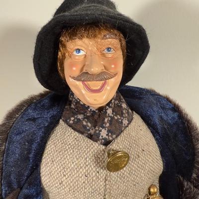 LOT 7B: Dennis East International Christmas Caroler William (17.5”)