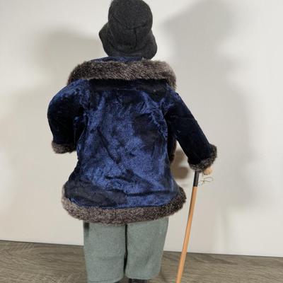 LOT 7B: Dennis East International Christmas Caroler William (17.5”)