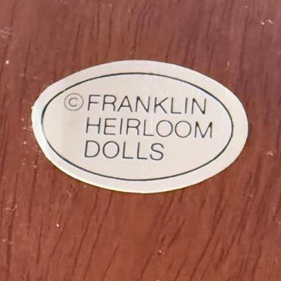 LOT 8B: John Wayne Dolls - Franklin Heirloom & 1981 Effanbee American Symbol of the West