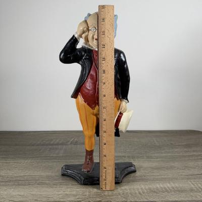 LOT 11B: Painted Cast Iron Benjamin Franklin Doorstop
