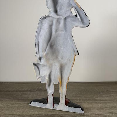 LOT 11B: Painted Cast Iron Benjamin Franklin Doorstop